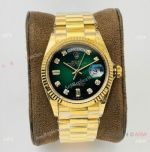 VR Factory V2 Rolex Day-date 40 mm Olive Green Gold President Copy Watch_th.jpg